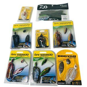Gary Yamamoto Spinner Bait Booyah Swim N Jig Blade Fishing Lure Lot of 8